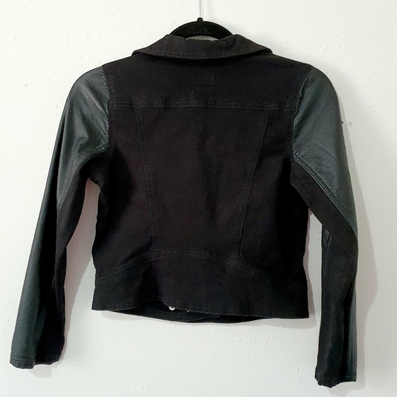 Code Bleu Black Moto Jacket - Picture 2 of 5